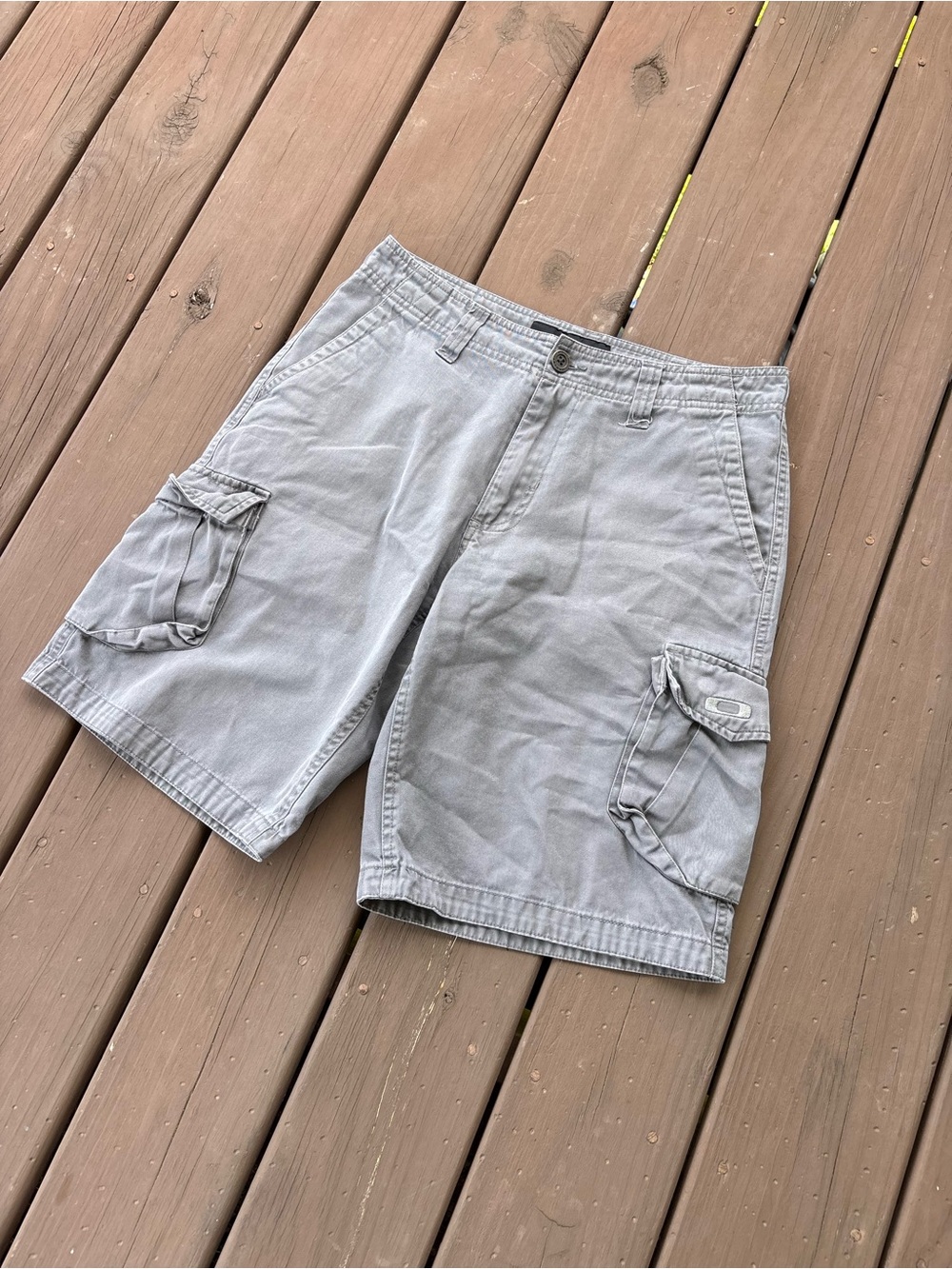 Oakley Cargo Shorts Sz 30 Grey Multi Pocket